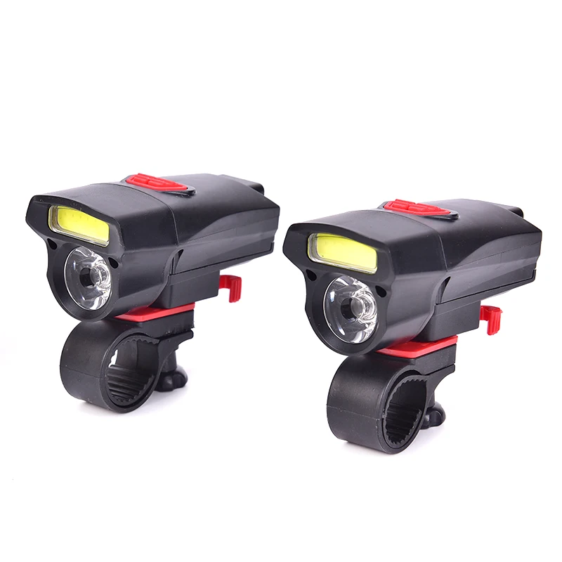 Battery Bike Front Head ight Cycling Bicycle LED Lamp Flashlight headlights mountain bike headlights independent dual lights