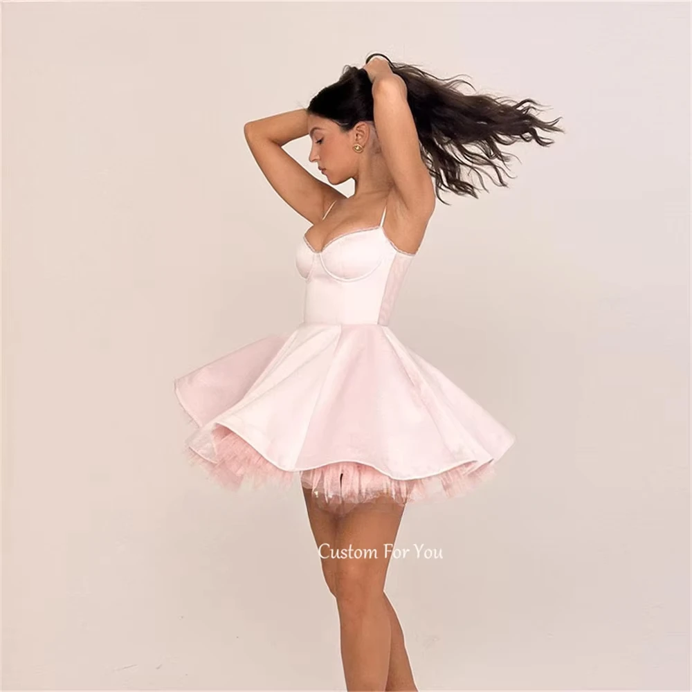 

Short Wedding Prom Party Cocktail Evening Dresses Ball Gowns Wedding Guest Dress Women Chic and Elegant Woman Dress Customized