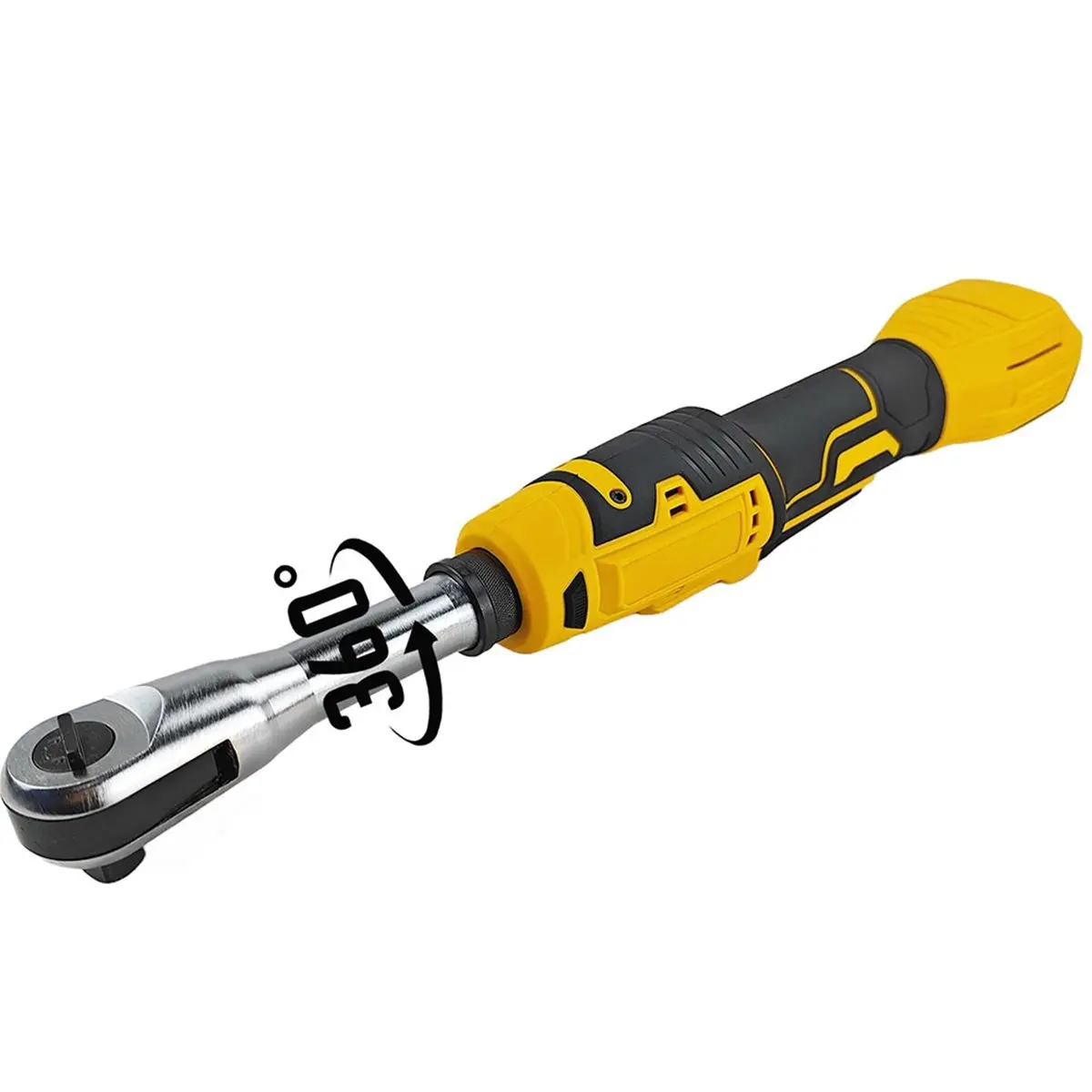 For 20V Battery 15cm Extended Rotatable Electric Ratchet Wrench 1/2
