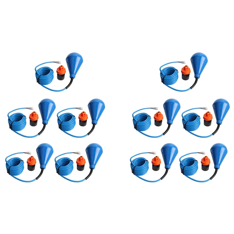 ABFI 10X مفتاح تعويم عالي التحمل لمياه الصرف الصحي والصلبات المعلقة والسوائل اللزجة (طول الخط 4 أمتار)