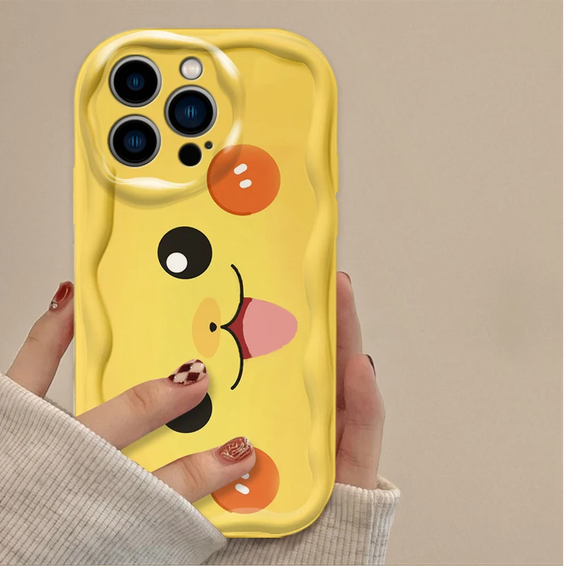 Lovely P-Pokemon Case For iPhone 15 14 13 12 11 Pro Max X XR XS 8 7 6 6S Plus SE 2020 Soft Silicone Shockproof Protective Etui