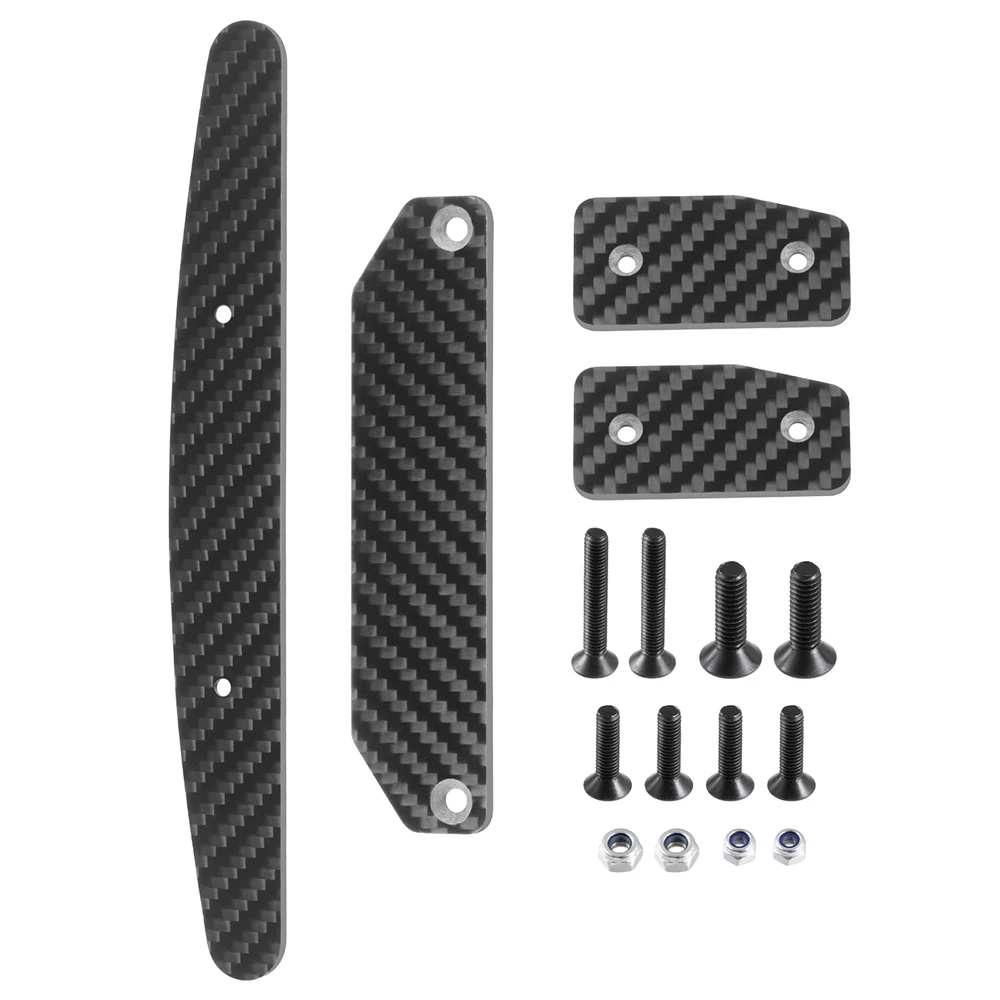 TRINOOD Carbon Fiber Chassis Armor Protection Skid Plate for 1/7 A-RRMA Felongy 6S BLX, Infraction 6S BLX V2 Upgrade Parts