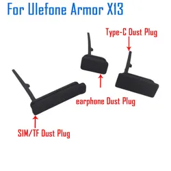 New Original Ulefone Armor X13 USB Rubber Dust Plug Earphone Dust Plug SIM/TF Dust Plug Accessories For Ulefone Armor X13 Phone