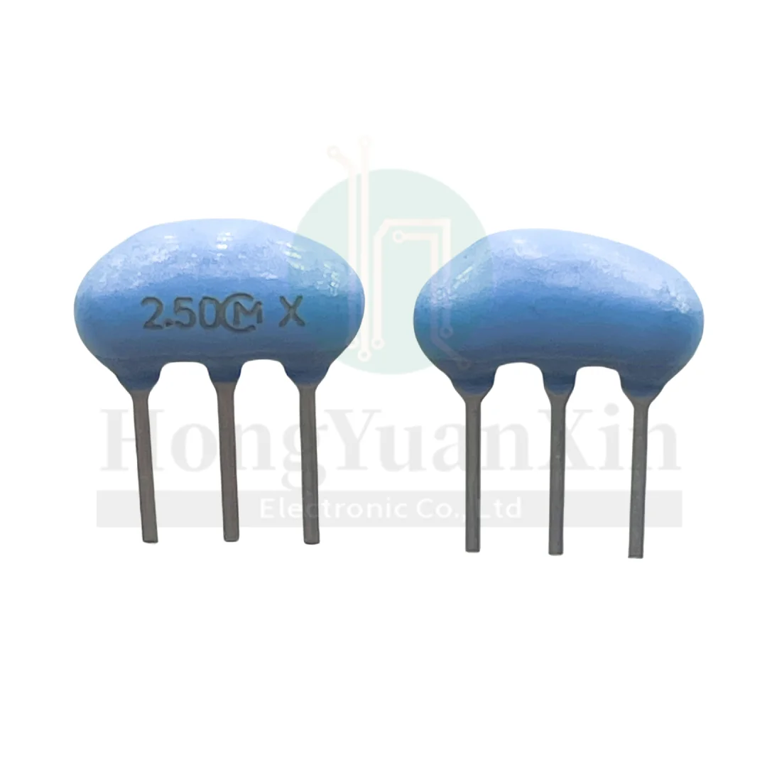 50pcs/ original Murata ceramic crystal oscillator filter CSTLA2M50G55-BO CST2.50MGW 2.5M straight plug 3 feet