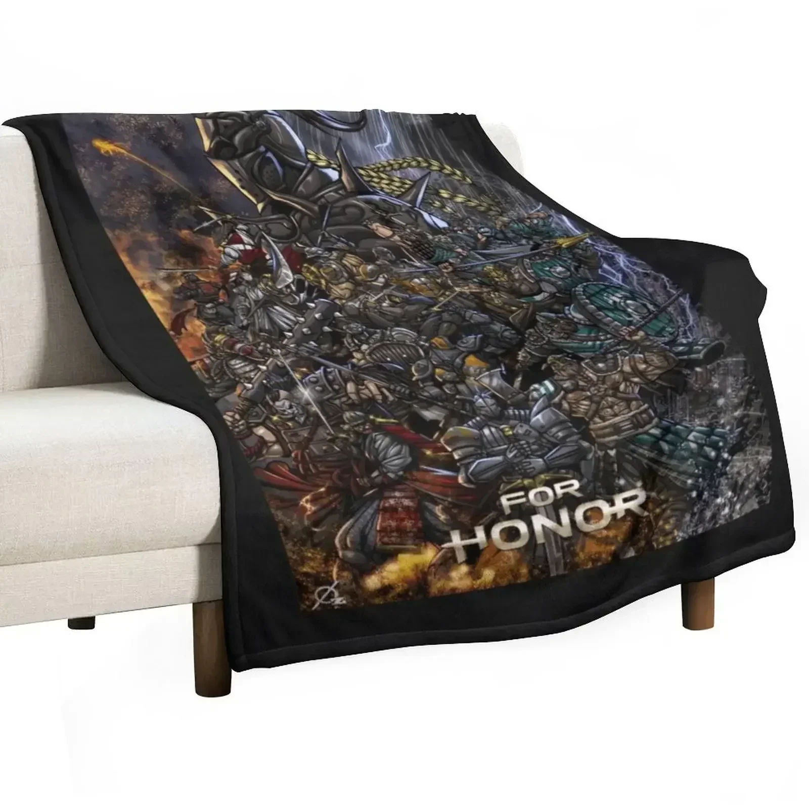 

For Honor Premium Throw Blanket Vintage christmas gifts Designers Blankets