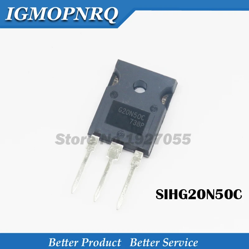 5PCS SIHG20N50C TO-247 G20N50C 20A 500V TO-247  20N50C NEW