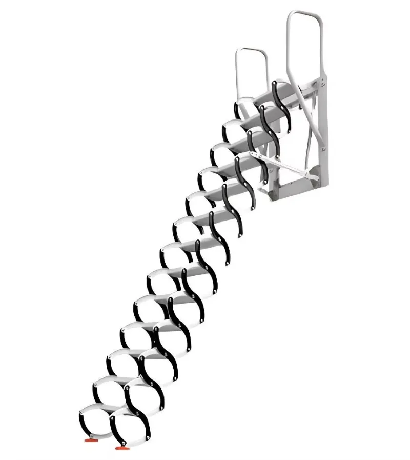 Attic Retractable Staircase, Indoor Retractable Staircase, Fully Automatic Folding And Extending Ladder Home Concealed Ladder