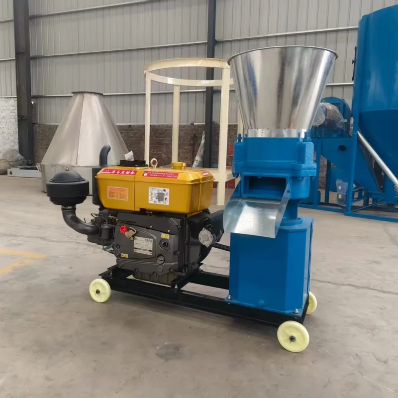 

Animal Pellet Mill Livestock Feed Making Machine Flat Die Pig Horse Cattle Sheep