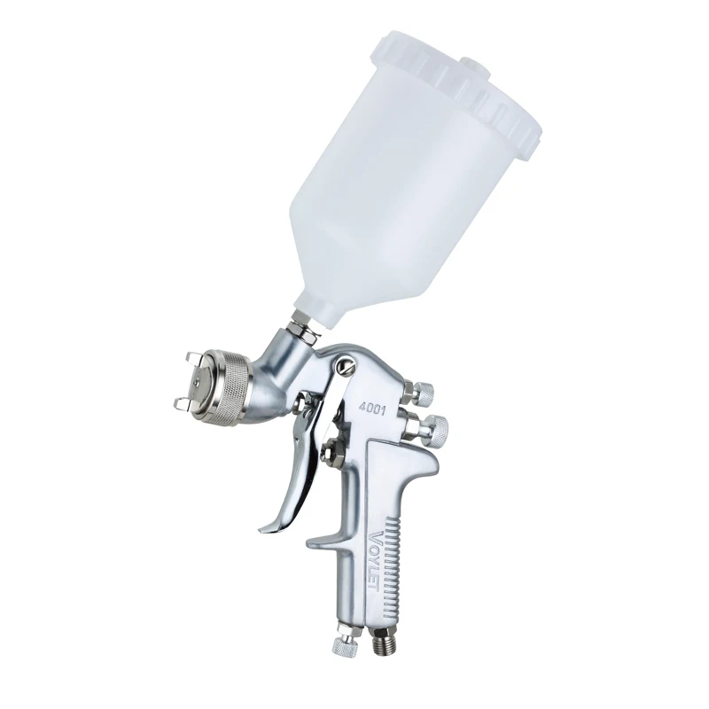 

HVLP Spray Gun For Painting Control 1.4 1.7 2.0 Mm Gravity Feed Paint Gun With 600mm Plastic Cup