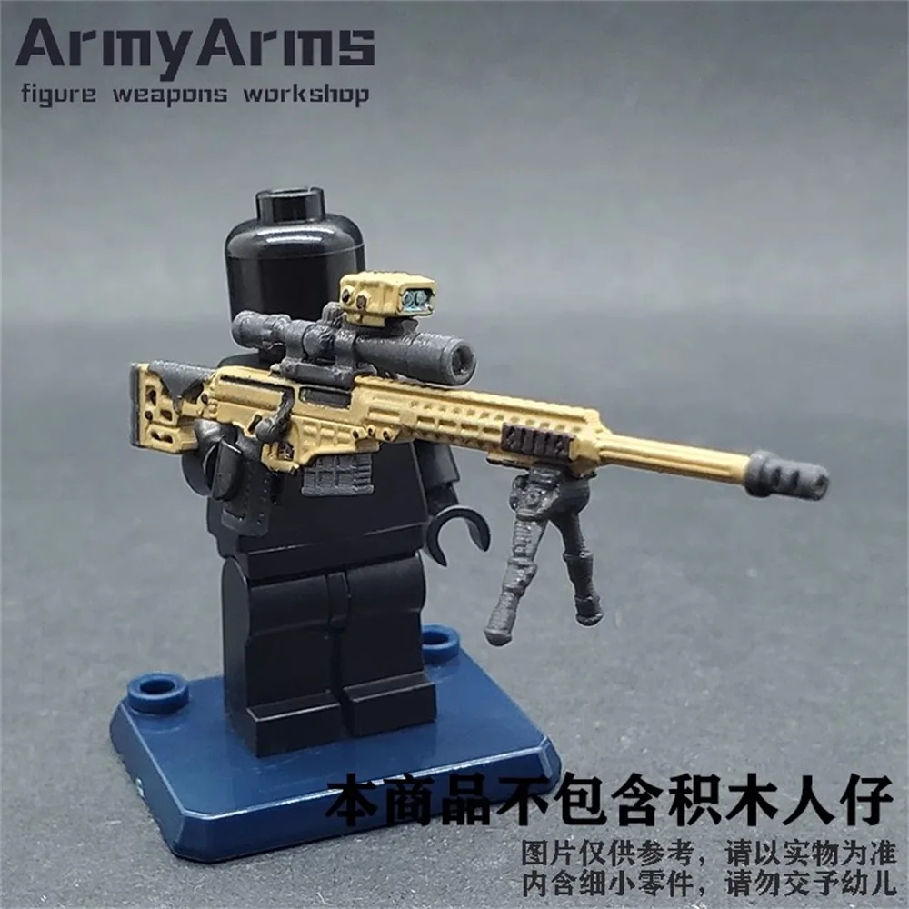 ArmyArms 1/50 Soldier Doll Scene Props 5.5CM MRAD Gun Plastic Model Toys For Action Figure In Stock