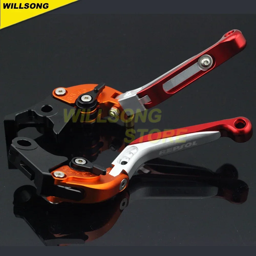 Brake Clutch Lever Folding Extendable Adjustable For HONDA CB600F CB900F HORNET CBF600 N/S CBR600 F2/F3/F4/F4I CBR900RR REPSOL