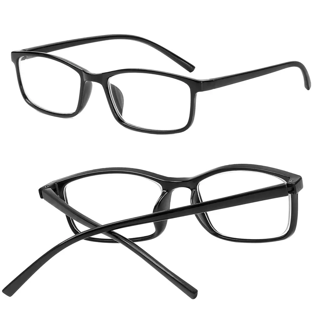 1Pc Classic Blue Film Business Myopia Glasses Women Men Ultra Light Resin Reading Glasses Vision Care -1.00~-4.0 Diopter