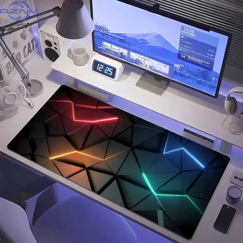 Geometric Pattern Mouse Pad Gamer Mouse Pads Laptop Keyboard Mausepad XXL Large Mousepad Gaming Rubber Non-slip Office Desk Mats