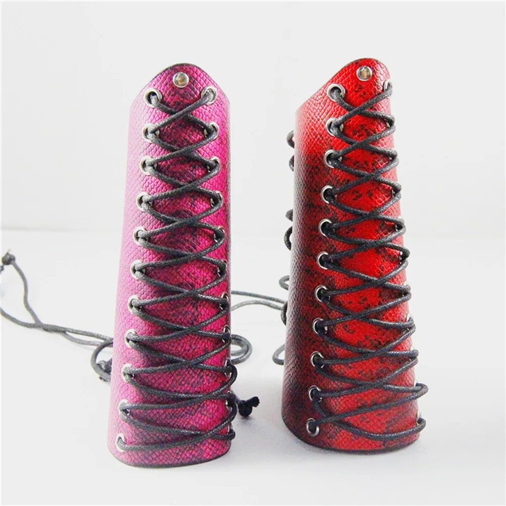 

Punk Style Bracelet Rope Weaving Wrist Band Wrist Protection Waterproof Material Comfortable Sport Wear Snake Red