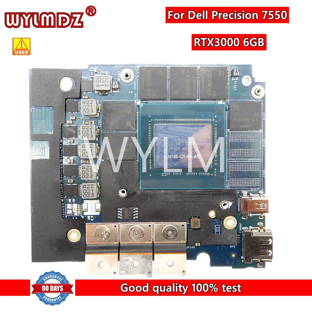 

RTX3000 6GB N19E-Q1-KA-A1 Video Graphic Card For Dell Precision 7550 Video Card CN 0464HC