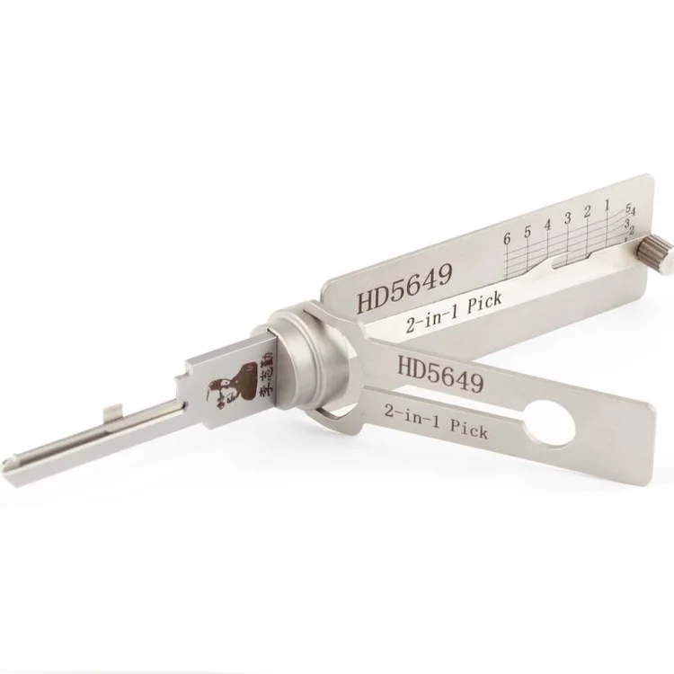 

High Quality Stainless Steel Lishi Lock picks 2in1 Lishi Locksmith Tools