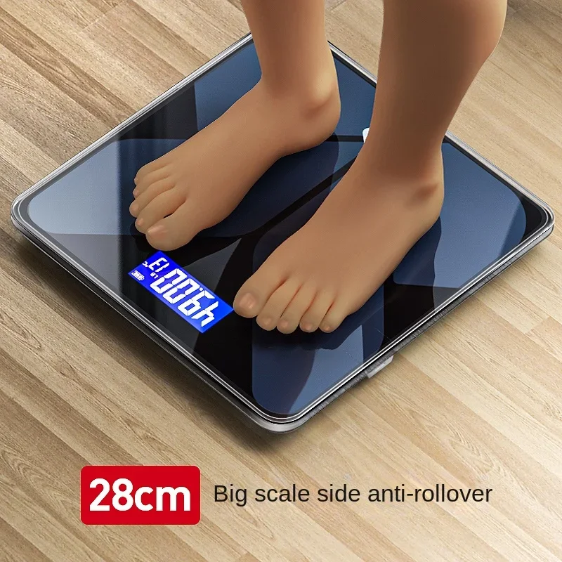 XK Electronic Scale Weighing Scale Household Precision Rechargeable Human Body Intelligence Measuring the Fat