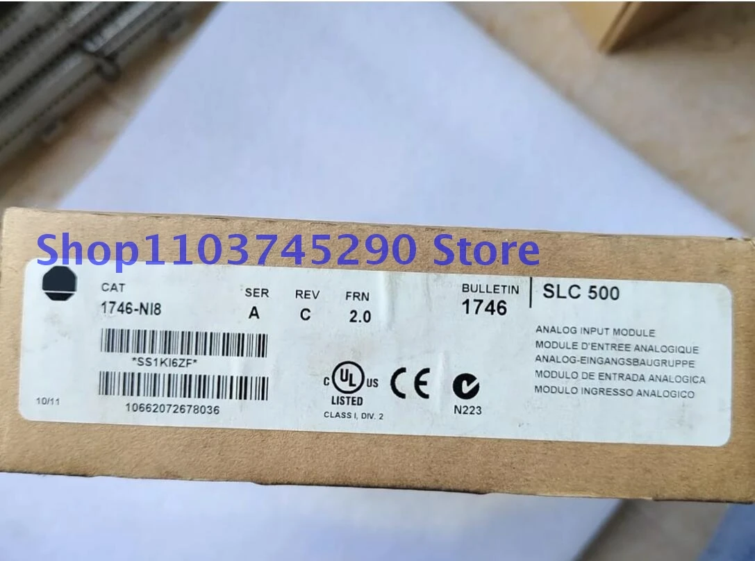 

1PCS New 1746 NI8 In Box 1746NI8 Brand SLC 500 Analog Input Module 1746-NI8