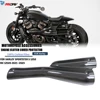 할리 스포스터 S 1250 RH1250 RH 2021-2023 탄소 섬유 배기 파이프 열 차폐 커버, 보호대 가드 오토바이 페어링 2
