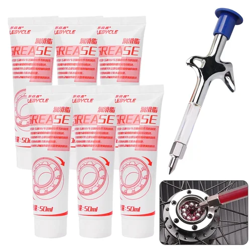 Imagen 2 del producto Lubricante de grasa para bicicleta de montaña, herramienta de engrase, soporte inferior para cubo de aceite, auriculares, horquilla, volante, grasa para rodamiento de bolas, 1-6 uds.