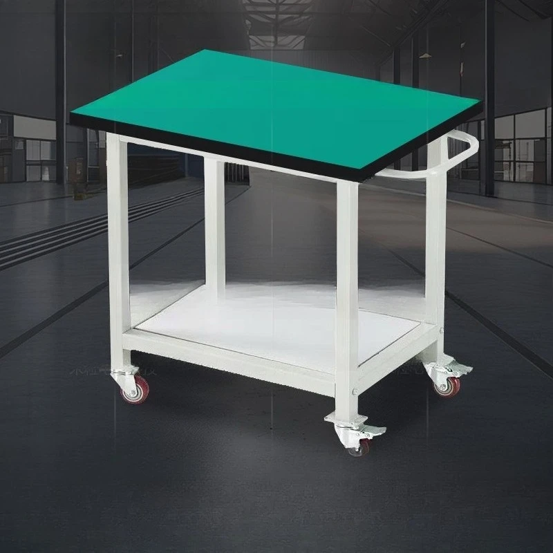 Second-floor workshop anti-static turnover car, movable table wheelbarrow