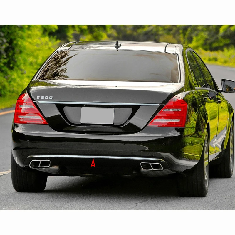 A2218850521 Rear Bumper Chrome Trim Chromium Styling Accessories For Mercedes Benz S Klass Class W221 S600L 2010-2012 Year