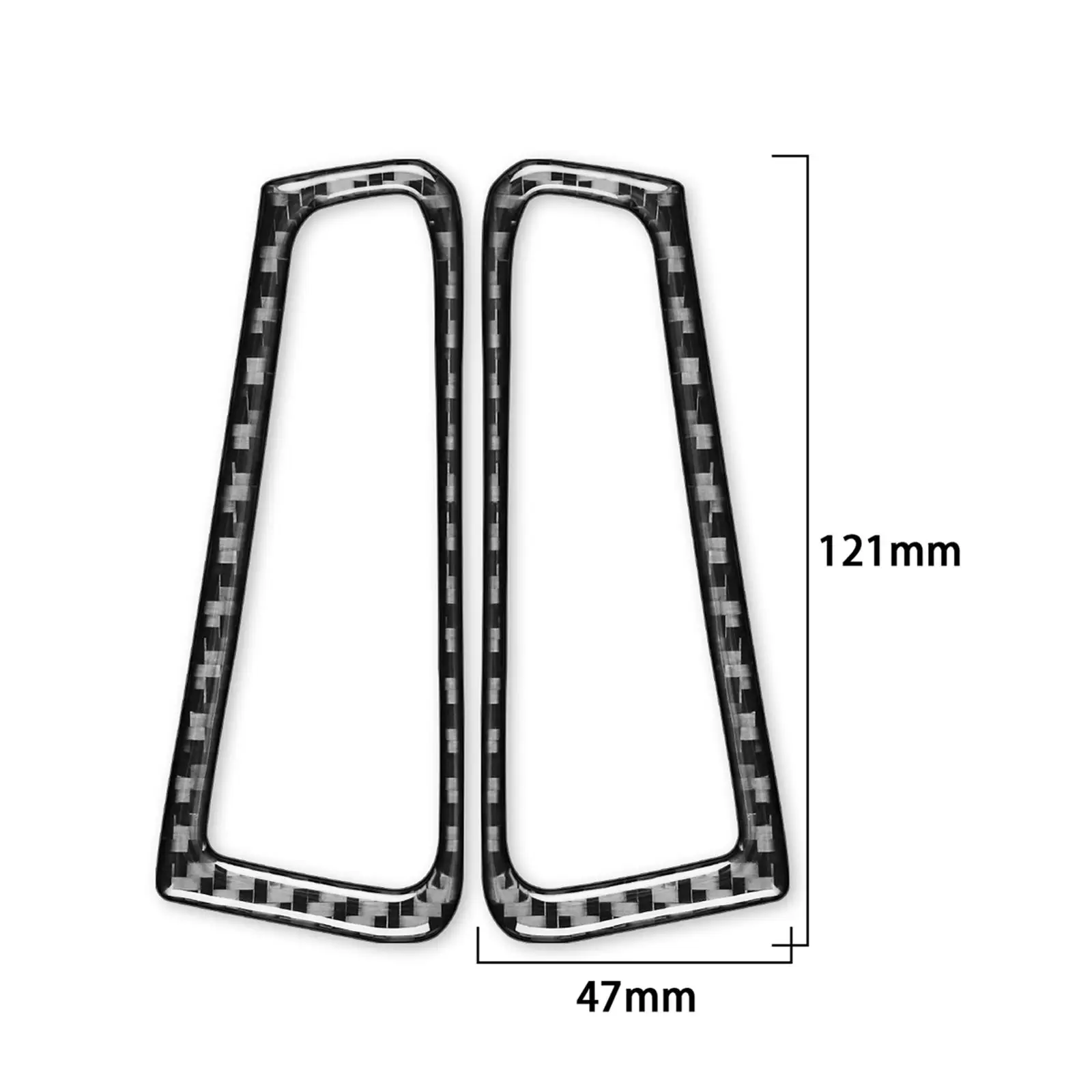 Autocollant de dél'offre buage de fenêtre latérale, garniture d'aération, couvercle de décalcomanie pour G37, 2 pièces