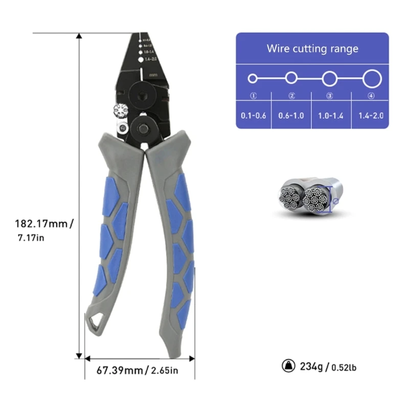 Portable Booms Fishing Fishing Crimping Pliers High Carbon Steel Fishing Plier Wire Rope Leader Crimping Tool Crimpers Swagers