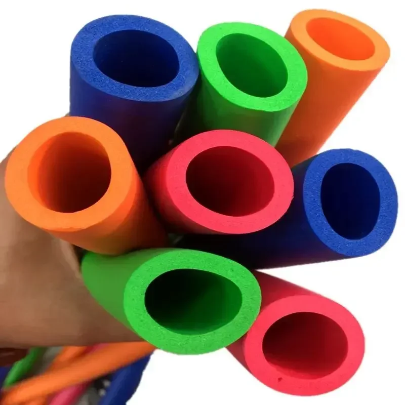 1M 6mm-50mm(Inner Diameter)  Foam Rubber Tube Fitness Equipment Handle Bars Thermal Insulation Pipe SpongeBlack Blue Green Red