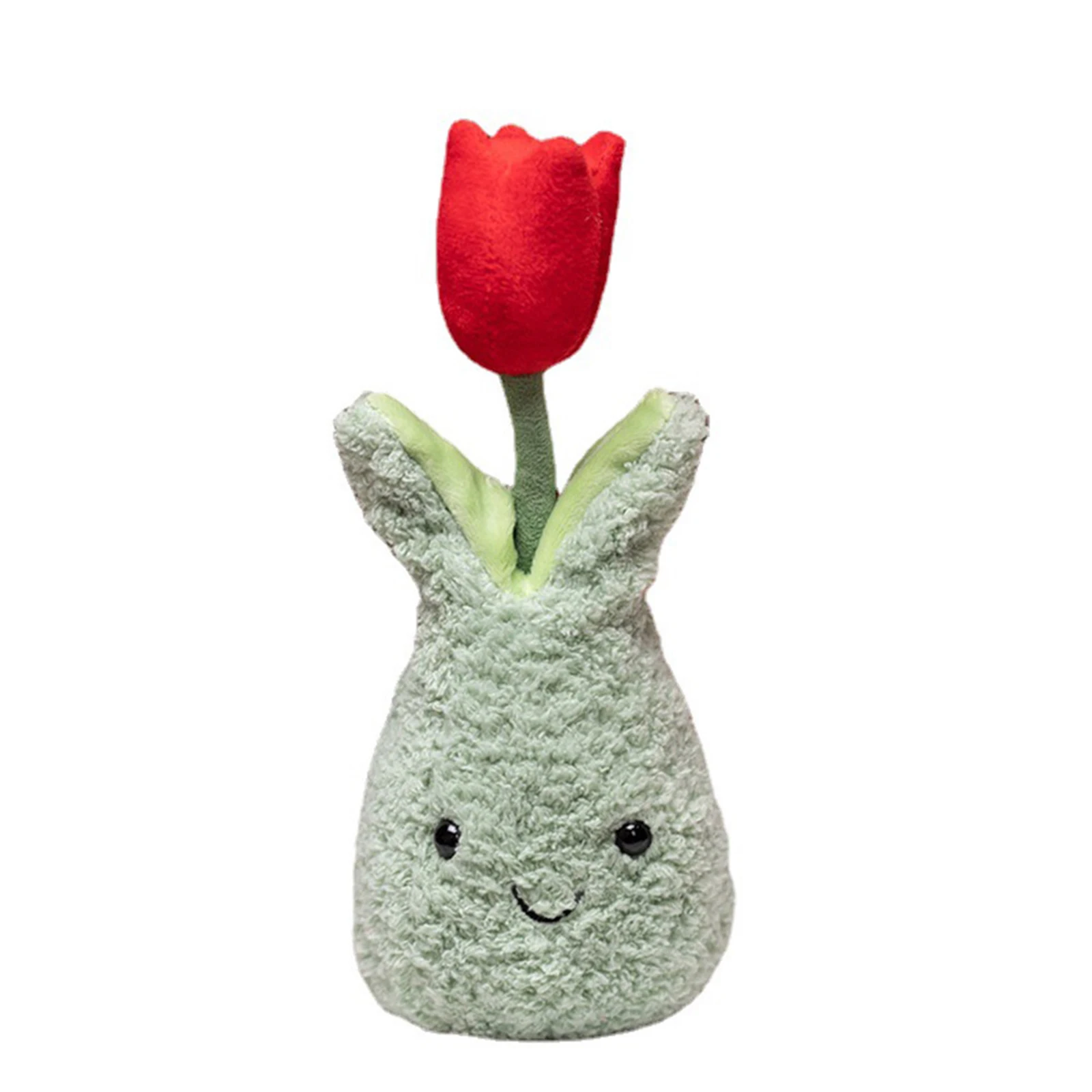 Simulation de plantes de tulipes, jouets en peluche créatifs, fleurs en pot, cadeaux
