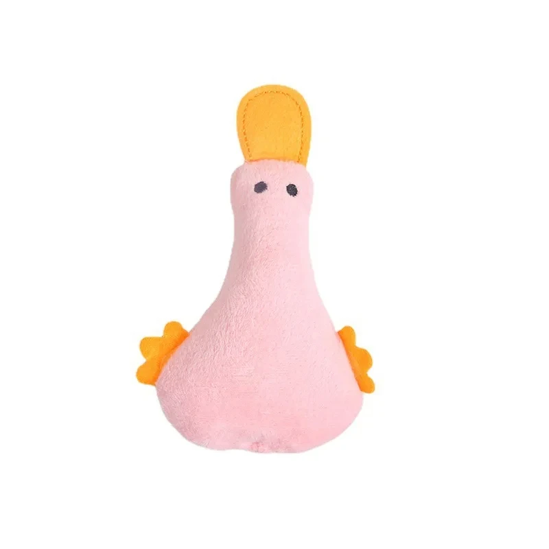 Interactive Plush Duck Cat Toy description 7