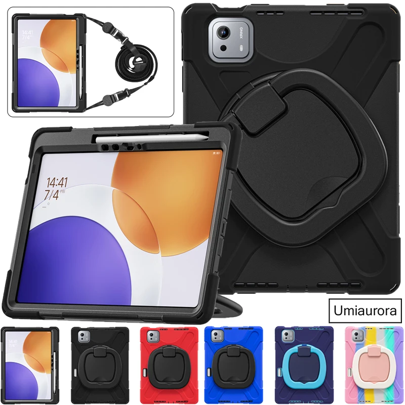 

Для Xiaomi Mi Pad 5 6 11 дюймов Pad 6S 7S Pro 12,5 Pad7 Ultra 14-дюймовый сверхмощный прочный планшет Funda Pull Ring Стенд Противоударный чехол