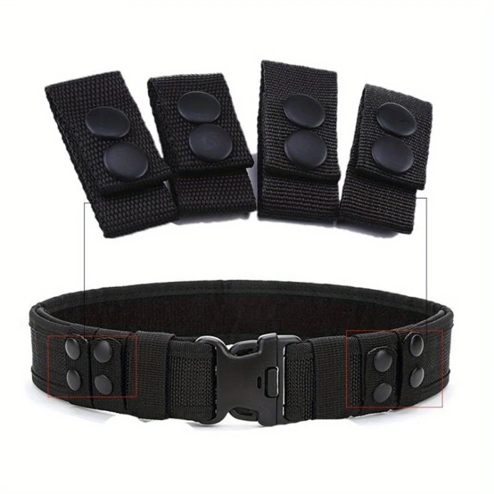 5Pcs Outdoor EDC Tactical Belt Loop Nylon Belt Meson Belt Gear Buckle Snap Buckle