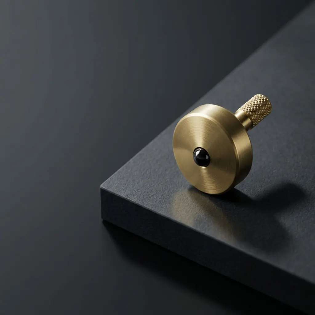 Desktop Spinning Fidget Top, Precision Machined Solid Copper Adult EDC Stress Relief Toy