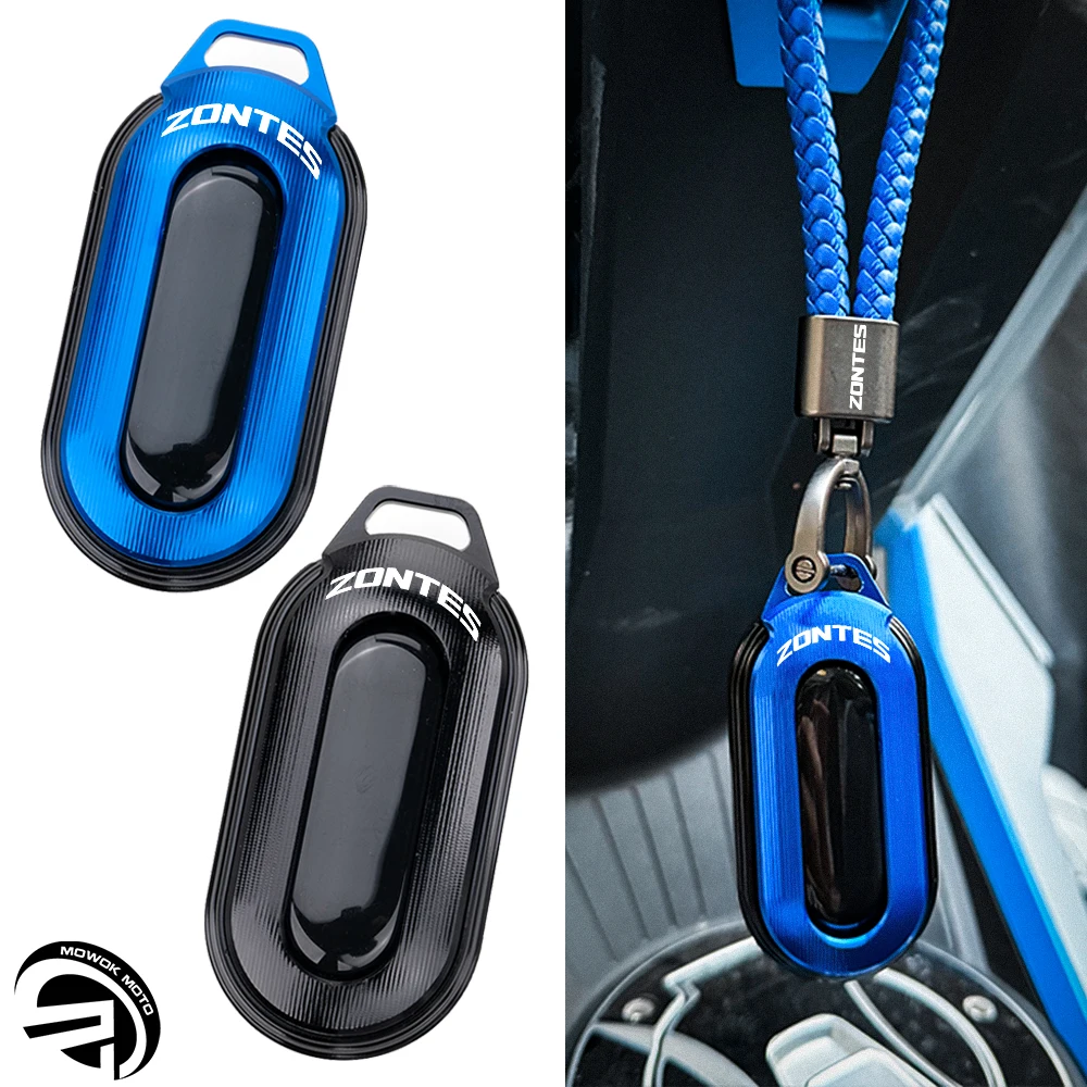 

For ZONTES 368G 368D 368E 368K 368M 350E 350M 703F 703RR/R Motorcycle Accessories CNC Key Case Key FOB Cover Protector Keychain