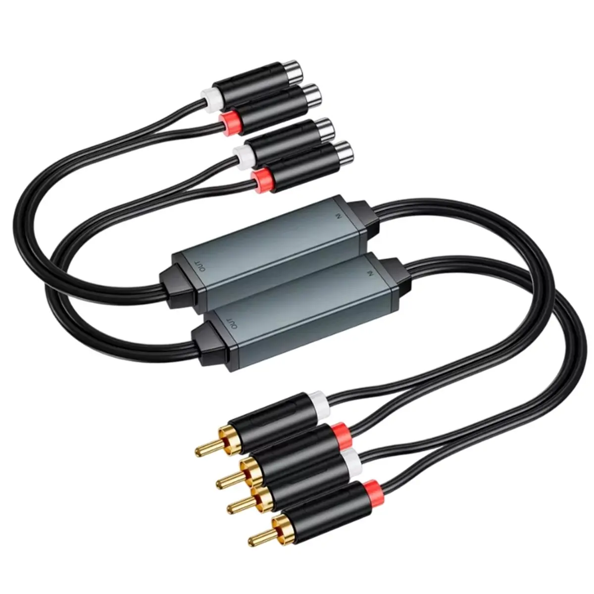 A64I AV100C for Gold Plated Connector, Audio Isolator, Public Ground Noise Filter 3.5mm, Car Audio Home Stereo