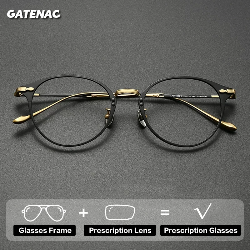 

Роскошные титановые очки Gatenac для мужчин и женщин: прогрессивные, фотохромные, с защитой от синего света, для чтения