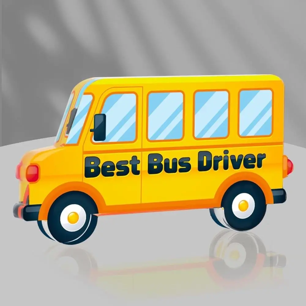 School Bus Driver Acrylic Appreciation Gifts for Men Women, Birthday Graduation Presents