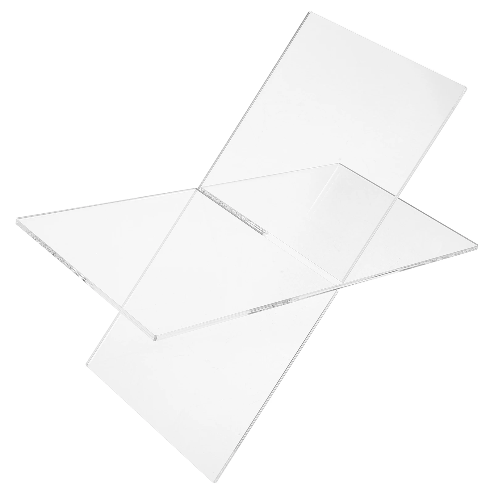 

1Set Acrylic Book Holder Stand for Kitchen Recipe Reading Display Sturdy Scratch Resistant Non Slip Base for Cookbooks