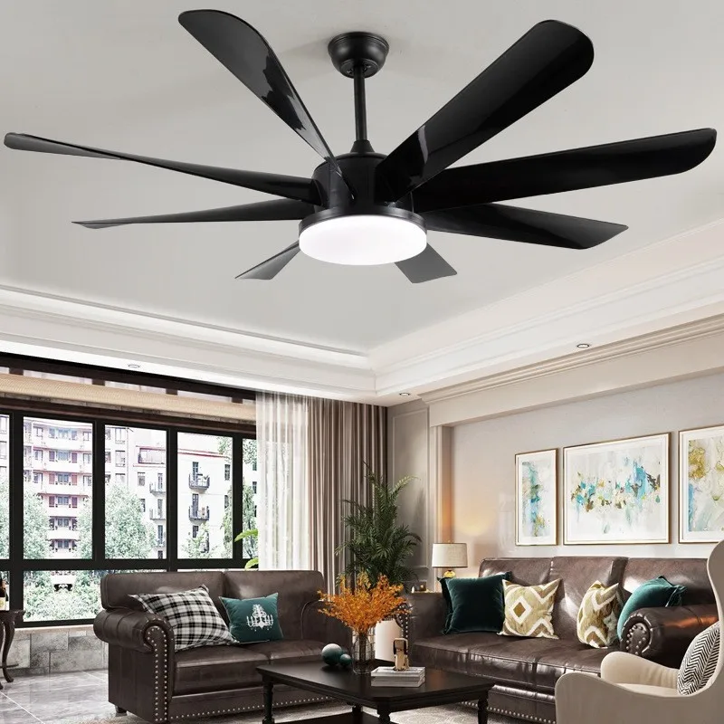 

Modern 60 inch large wind fan LED light for living room, dining room, indoor bedroom, hotel lobby with remote control as a gift