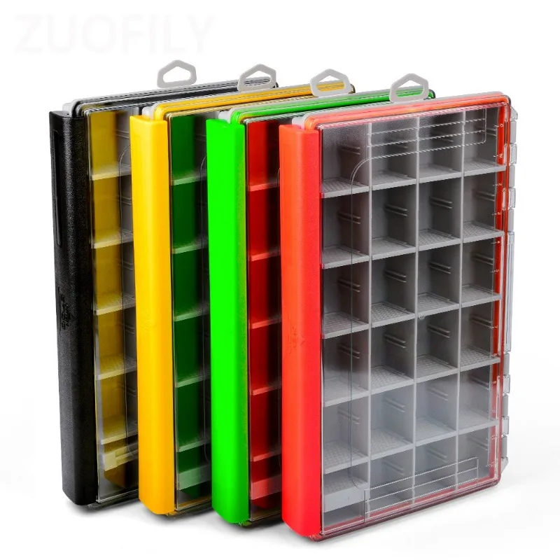 Single Layer Fishing Tackle Box Detachable Lure Storage Organizer Box for Hard Baits Crankbait Pencil Lure Fishing Tackle Boxes