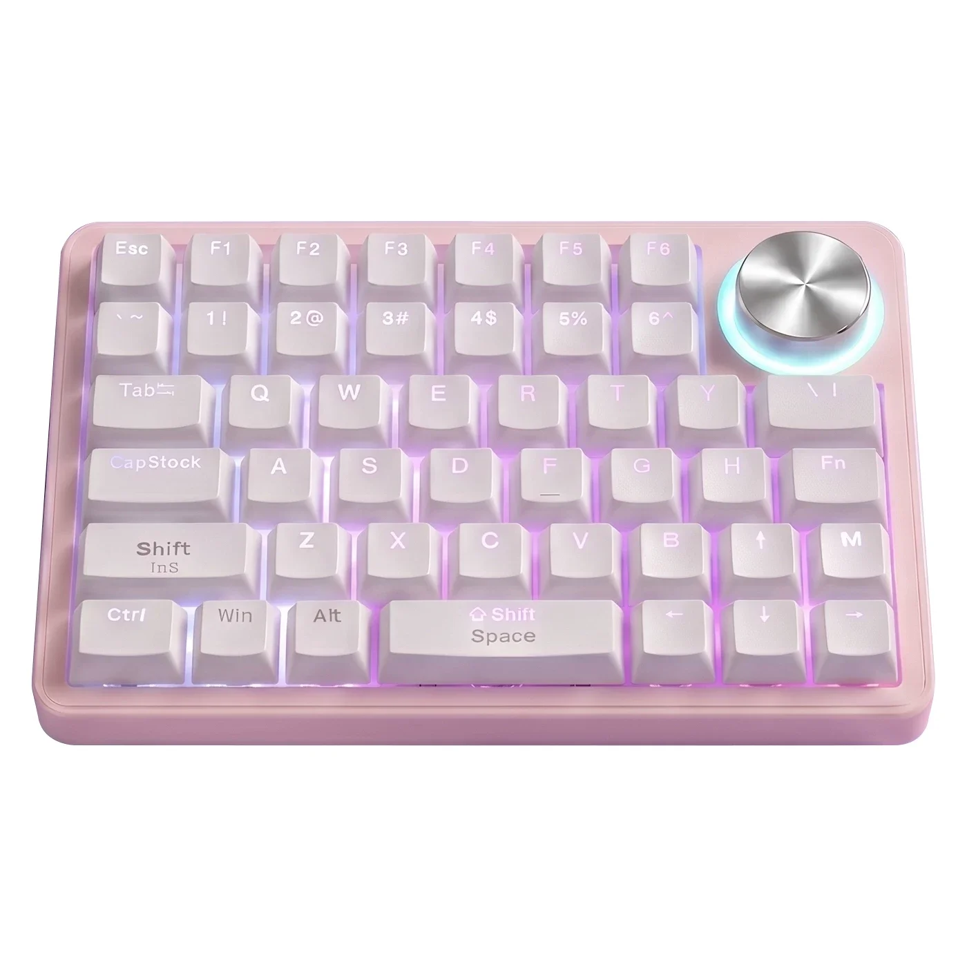 CM45 Single-hand Mechanical Keyboard Macro Programming Knob for Drawing PS/Ai/LR Independent Chip Custom 3mode Keyboard Stablize