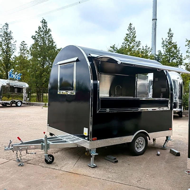 

Customizable Food Truck Trailer for Sale Towable Retail Food Truck High Quality Round Food Cart