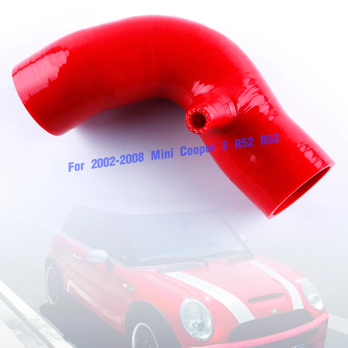 

1Pcs 4Ply For 2002-2008 BMW Mini Cooper S R52 R53 Upper Silicone Air Filter Intake Duct Hose Supercharged