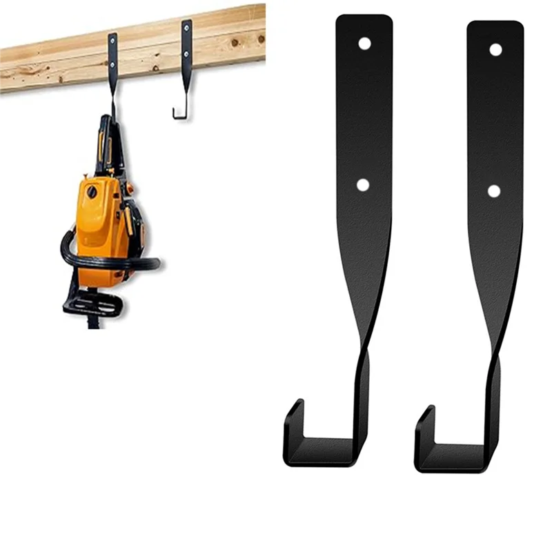 J1UL1N Chainsaw Wall Mount Holder Backpack Blower Rack Accessories For Garage Wall,Weed Eater String Trimmer Hanger