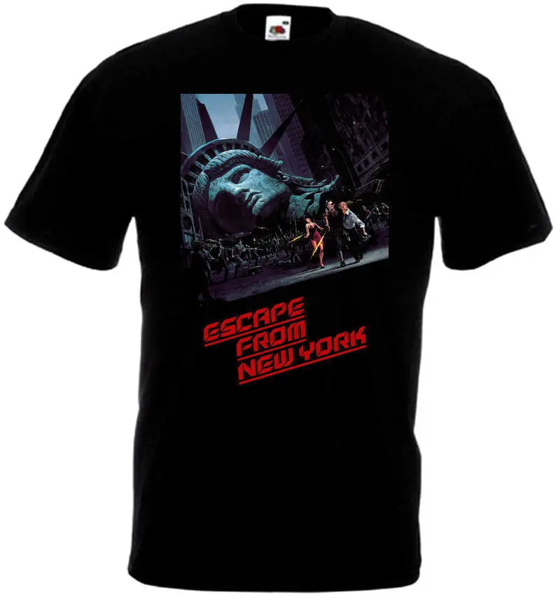 Escape From New York v6 T shirt black movie poster all sizes S-5XL