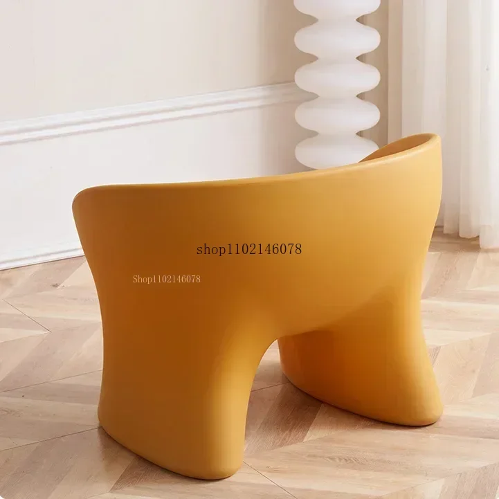 Nordic Simple Elephant Leg Sofa Chair, Creative Ins Style Lazy Lounge Chair for Living Room & Vanity
