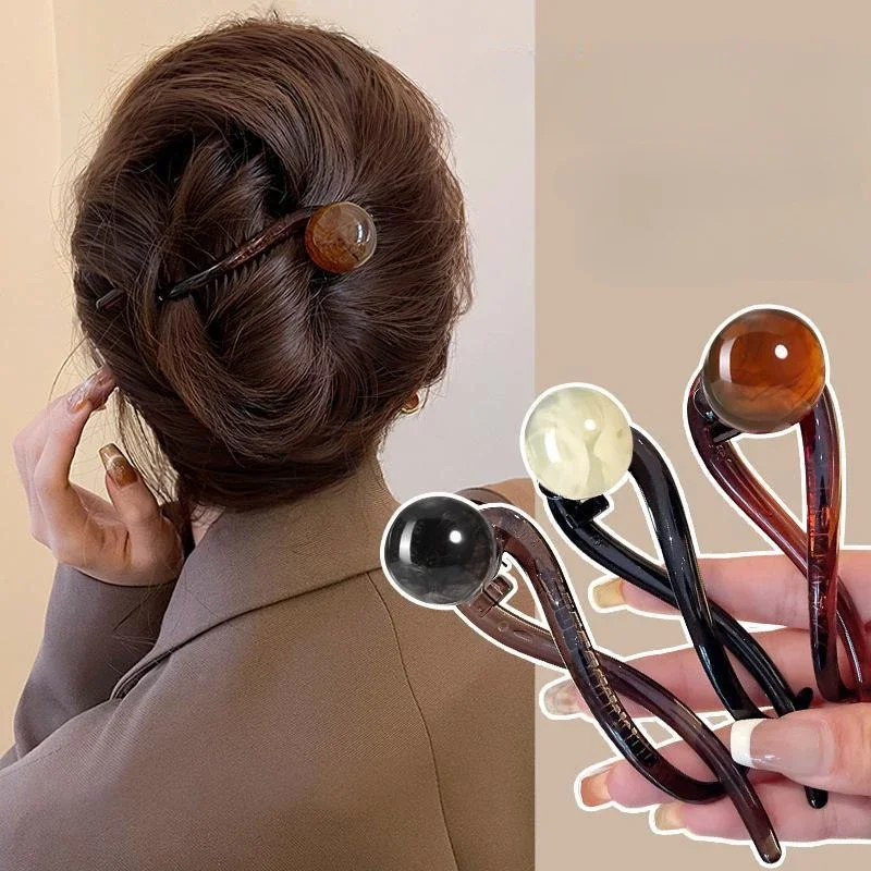 レトロなポニーテールの形をしたヘアクリップ,マルチカラー,透かし彫り,サメ,ヘッドドレス,ヘアアクセサリー,ギフト,新しいファッション