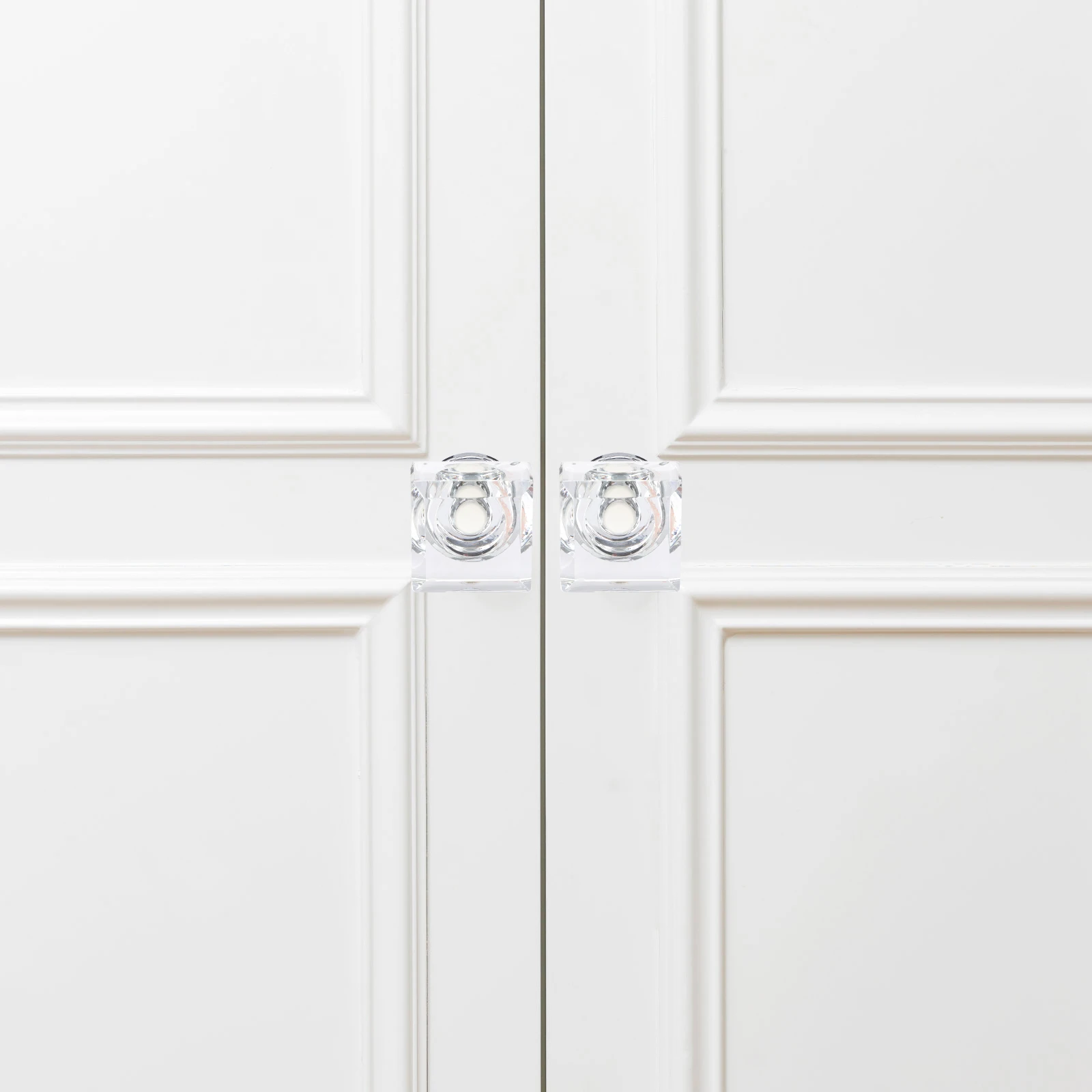 

2pcs Drawer Knobs Square Crystal Cabinet Knob Furniture Accessories Artificial Dresser Handle Retro Decor Vanity