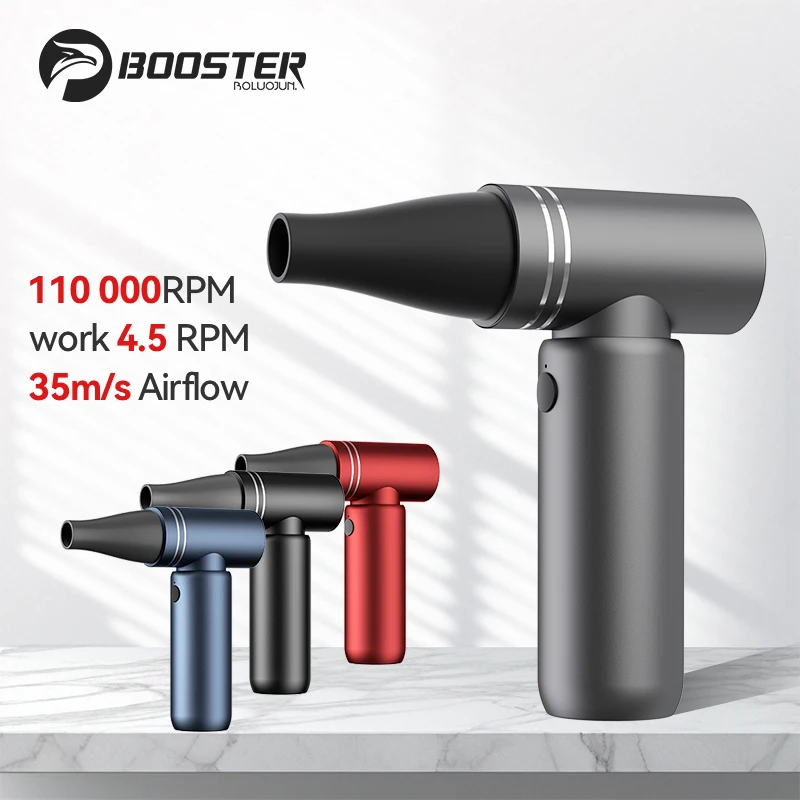 Booster W03 Mini Turbo Fan Powerful Portable Turbo Fan 110000RPM Electric Turbo Blower Air Duster Cleaner Car Cleaning